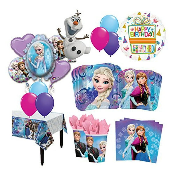 8 Frozen Elsa and Anna Masks Birthday Dress-up Party Game Supplies Decoration